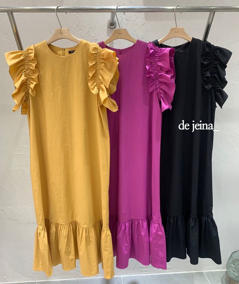 MERRY J - Korean Women Fashion - #Kfashion - Ruffle One-piece