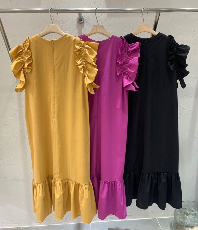 MERRY J - Korean Women Fashion - #Kfashion - Ruffle One-piece - 9