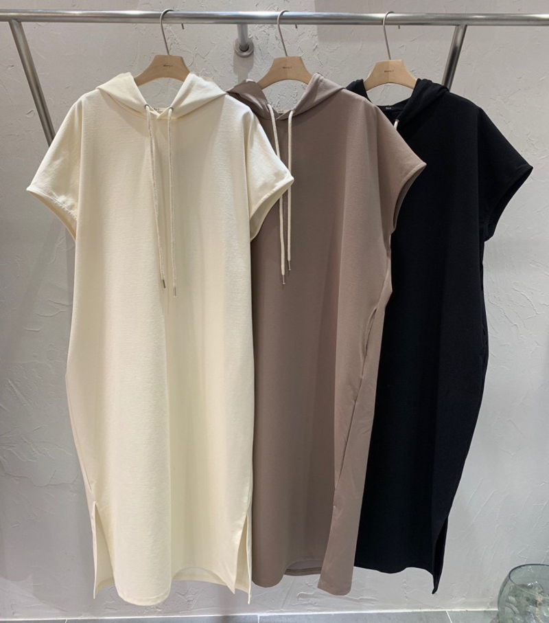 MERRY J - Korean Women Fashion - #Kfashion - Coccon Hood One-piece - 11