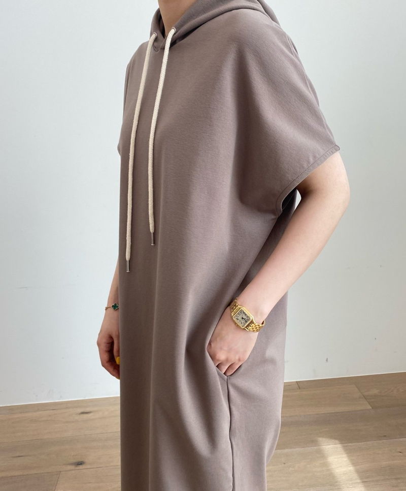 MERRY J - Korean Women Fashion - #Kfashion - Coccon Hood One-piece - 5