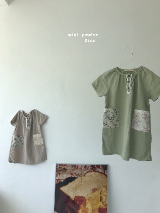 MINI POWDER - Korean Children Fashion - #Kfashion4kids - Pocket One-piece - 10