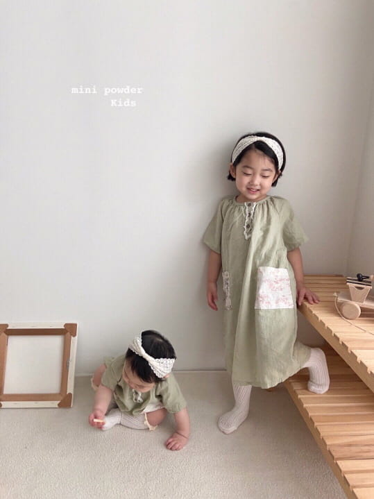 MINI POWDER - Korean Children Fashion - #Kfashion4kids - Pocket One-piece - 4
