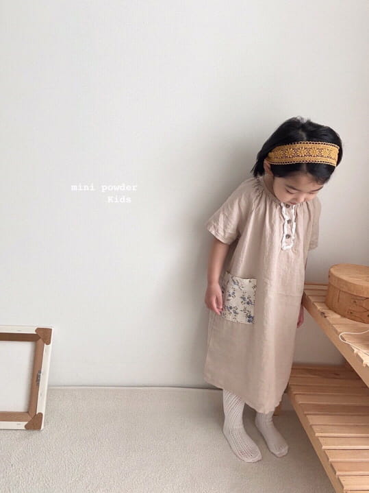 MINI POWDER - Korean Children Fashion - #Kfashion4kids - Pocket One-piece - 7