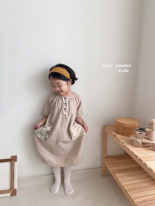 MINI POWDER - Korean Children Fashion - #Kfashion4kids - Pocket One-piece - 8