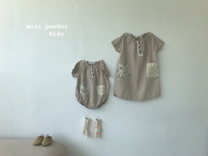 MINI POWDER - Korean Children Fashion - #Kfashion4kids - Pocket One-piece - 9
