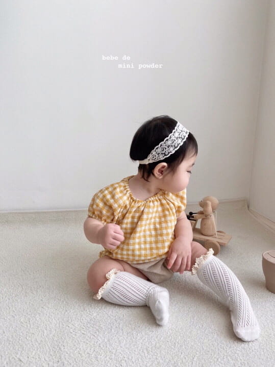 MINI POWDER - Korean Children Fashion - #Kfashion4kids - Check Blouse - 2