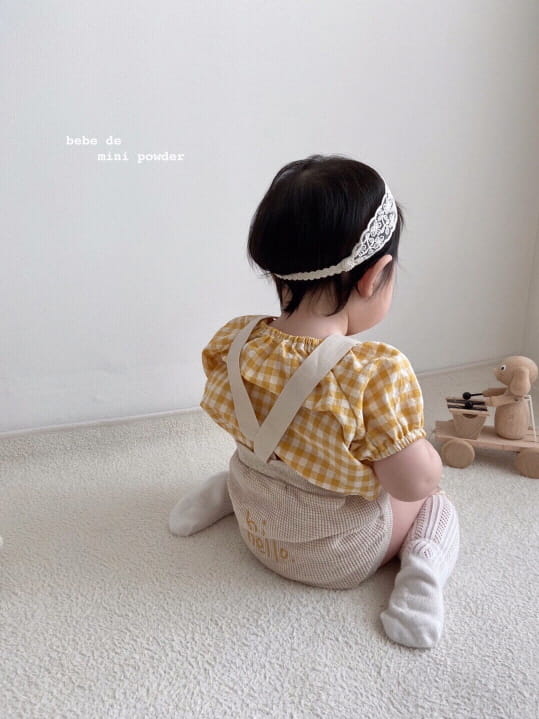 MINI POWDER - Korean Children Fashion - #Kfashion4kids - Check Blouse - 3