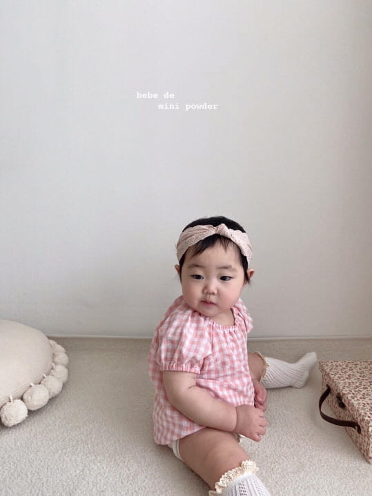 MINI POWDER - Korean Children Fashion - #Kfashion4kids - Check Blouse - 5