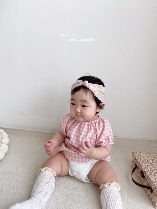 MINI POWDER - Korean Children Fashion - #Kfashion4kids - Check Blouse - 6