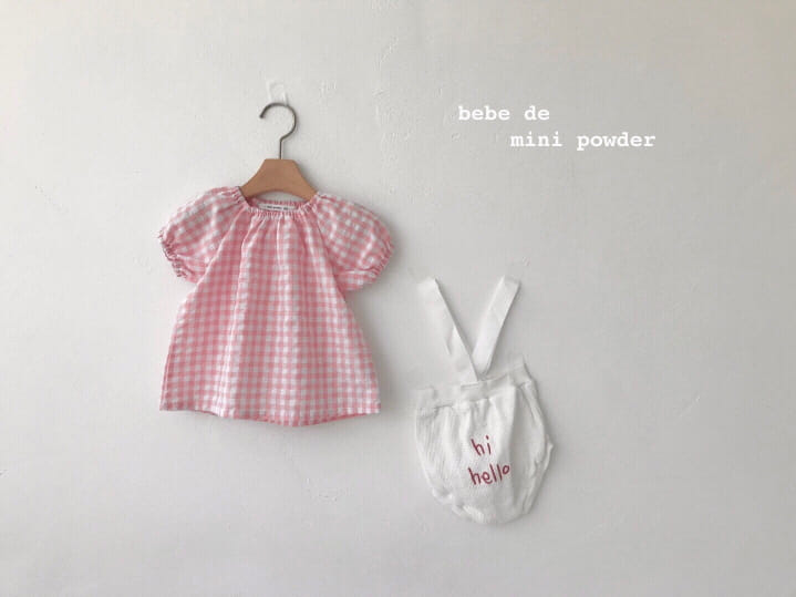 MINI POWDER - Korean Children Fashion - #Kfashion4kids - Check Blouse - 8
