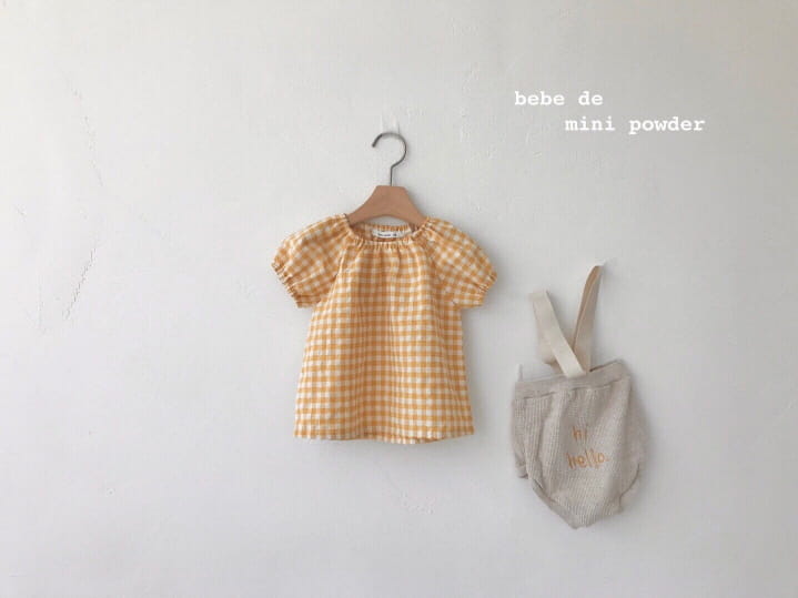 MINI POWDER - Korean Children Fashion - #Kfashion4kids - Check Blouse - 9