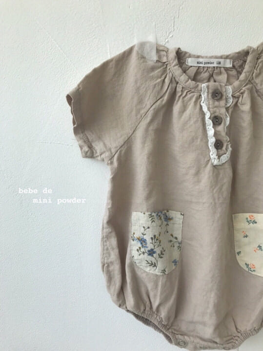 MINI POWDER - Korean Children Fashion - #Kfashion4kids - Pocket Bodysuit - 10