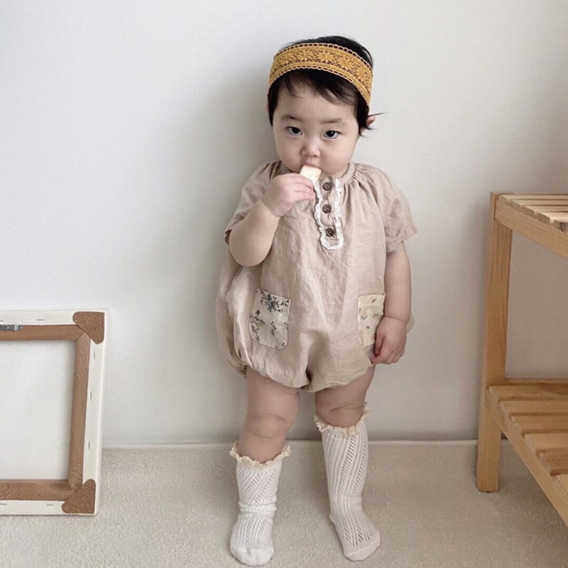 MINI POWDER - Korean Children Fashion - #Kfashion4kids - Pocket Bodysuit - 11