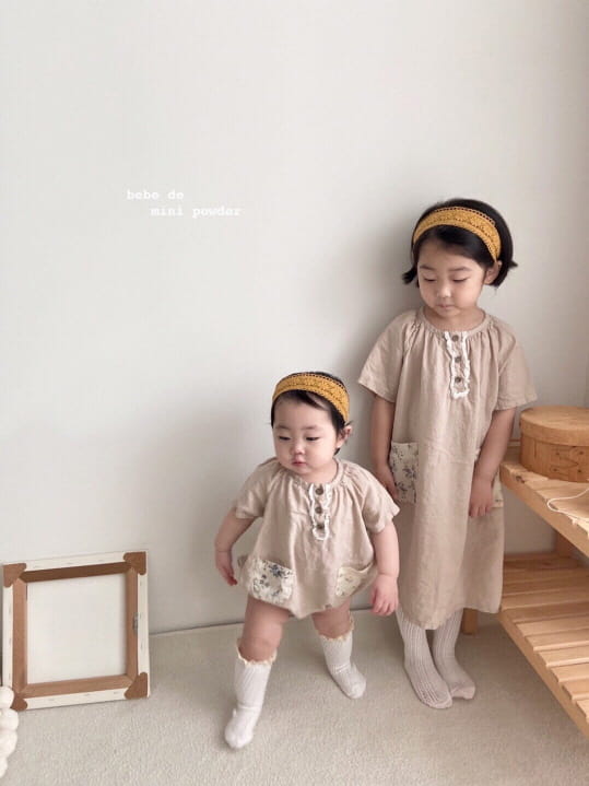 MINI POWDER - Korean Children Fashion - #Kfashion4kids - Pocket Bodysuit - 5