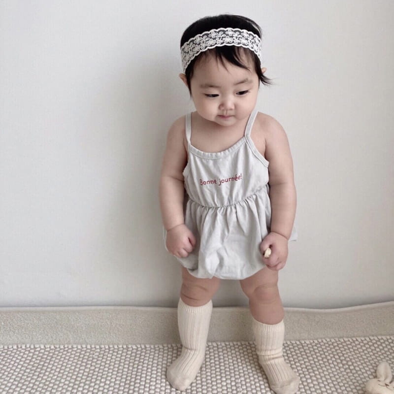 MINI POWDER - Korean Children Fashion - #Kfashion4kids - Bonjour String Bodysuit - 11
