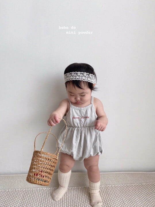 MINI POWDER - Korean Children Fashion - #Kfashion4kids - Bonjour String Bodysuit - 2