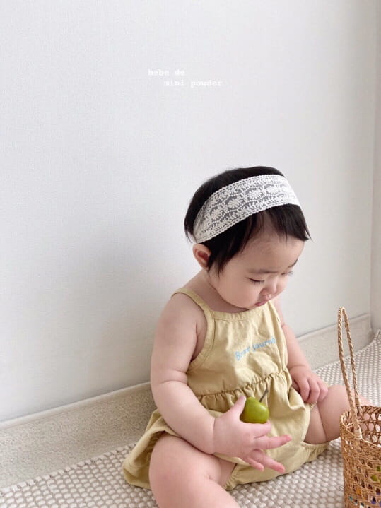 MINI POWDER - Korean Children Fashion - #Kfashion4kids - Bonjour String Bodysuit - 5