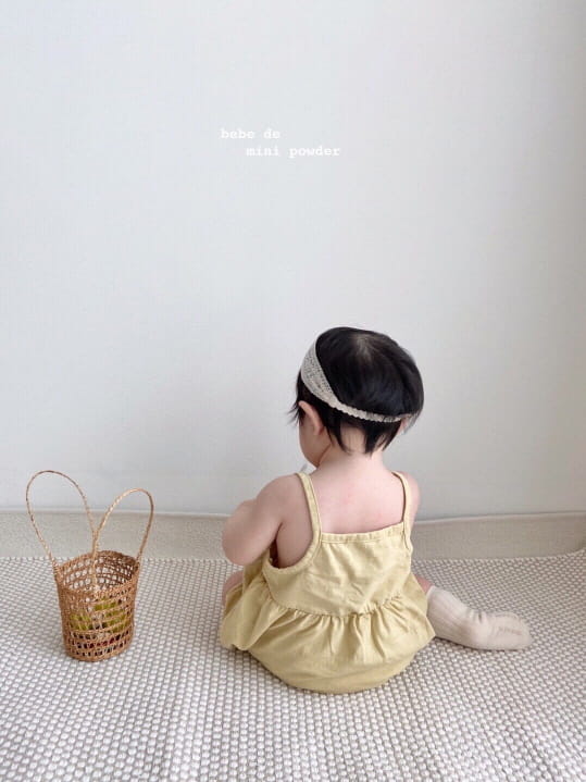 MINI POWDER - Korean Children Fashion - #Kfashion4kids - Bonjour String Bodysuit - 7