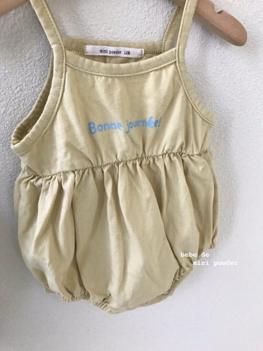 MINI POWDER - Korean Children Fashion - #Kfashion4kids - Bonjour String Bodysuit - 8