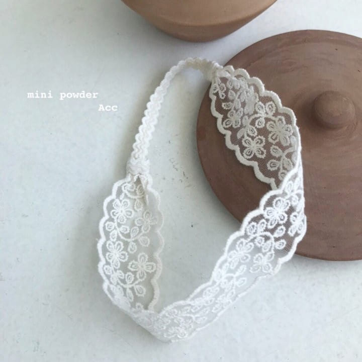 MINI POWDER - Korean Children Fashion - #Kfashion4kids - Lace Hairband