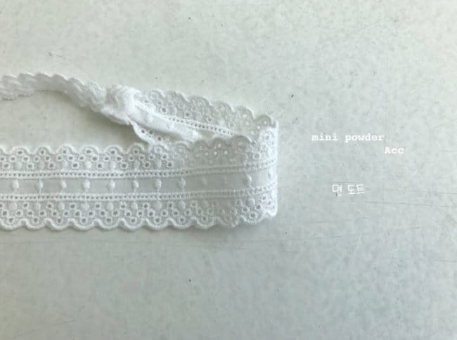 MINI POWDER - Korean Children Fashion - #Kfashion4kids - Lace Hairband - 10
