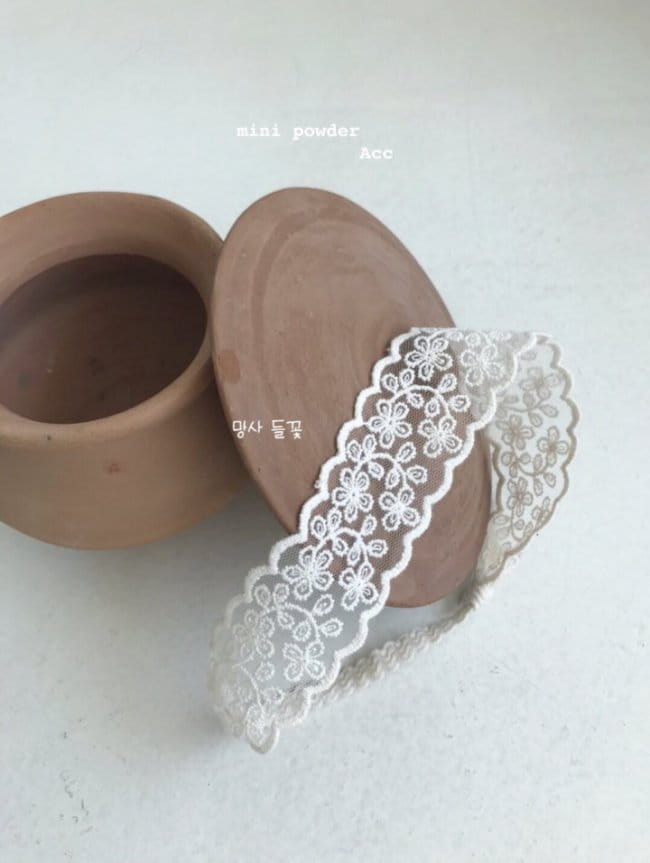 MINI POWDER - Korean Children Fashion - #Kfashion4kids - Lace Hairband - 6