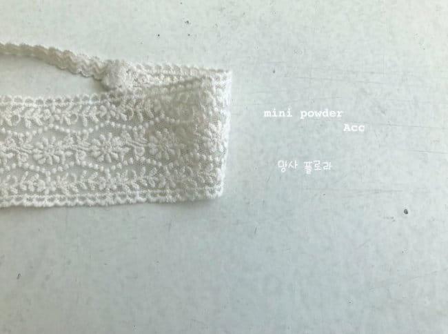 MINI POWDER - Korean Children Fashion - #Kfashion4kids - Lace Hairband - 9