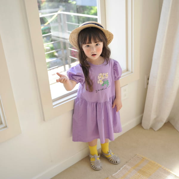 MOMO ANN - Korean Children Fashion - #Kfashion4kids - Garden Flower One-piece - 2