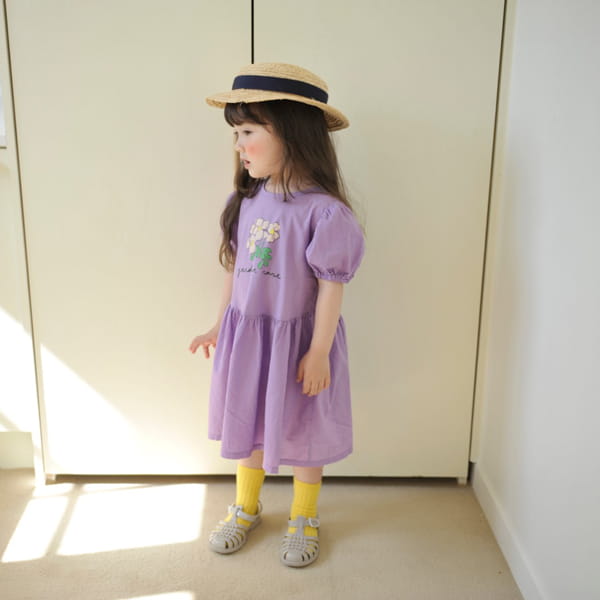 MOMO ANN - Korean Children Fashion - #Kfashion4kids - Garden Flower One-piece - 3