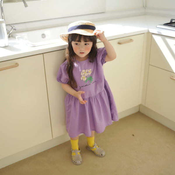 MOMO ANN - Korean Children Fashion - #Kfashion4kids - Garden Flower One-piece - 4