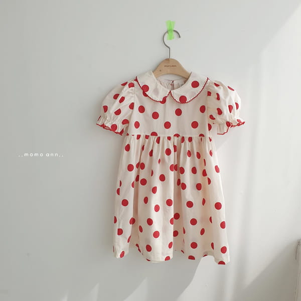 MOMO ANN - Korean Children Fashion - #Kfashion4kids - Dot Collar One-piece - 7