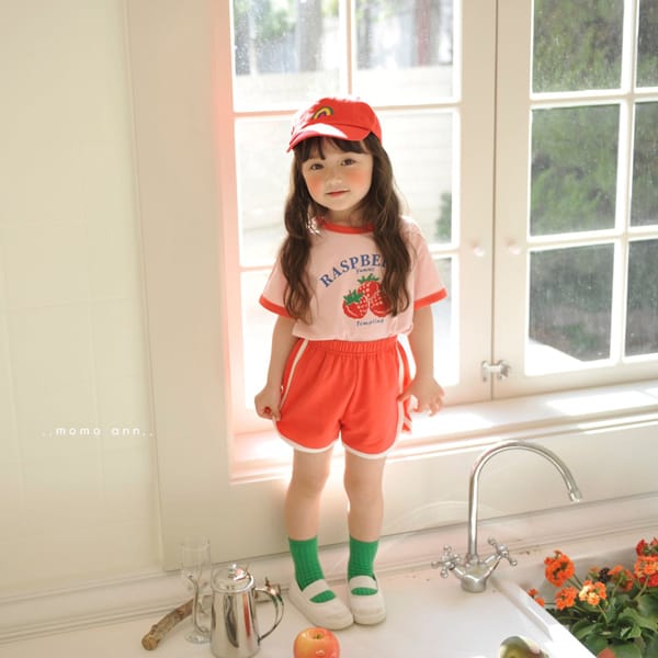 MOMO ANN - Korean Children Fashion - #Kfashion4kids - Raspberry Top Bottom Set - 2