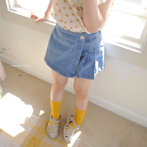 MOMO ANN - Korean Children Fashion - #Kfashion4kids - Wrap Wrinkle Skirt Shorts