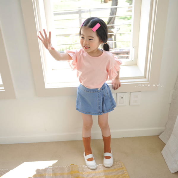 MOMO ANN - Korean Children Fashion - #Kfashion4kids - Wrap Wrinkle Skirt Shorts - 8
