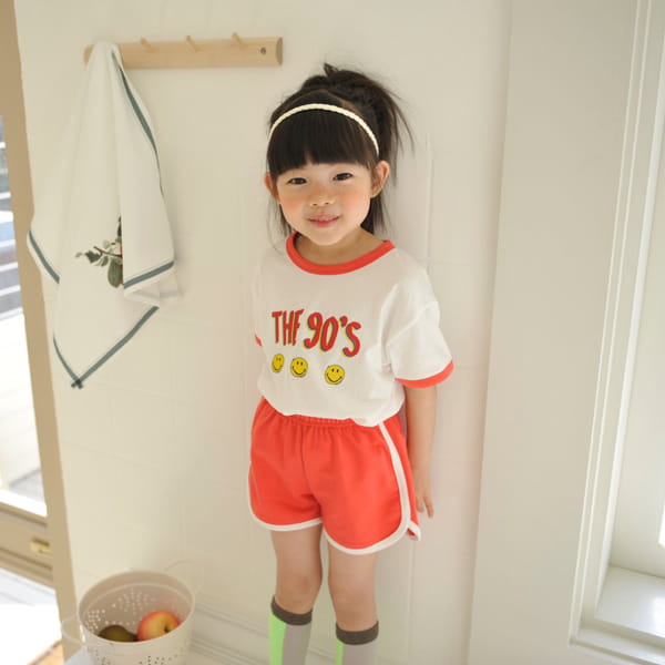 MOMO ANN - Korean Children Fashion - #Kfashion4kids - Smile Top Bottom Set
