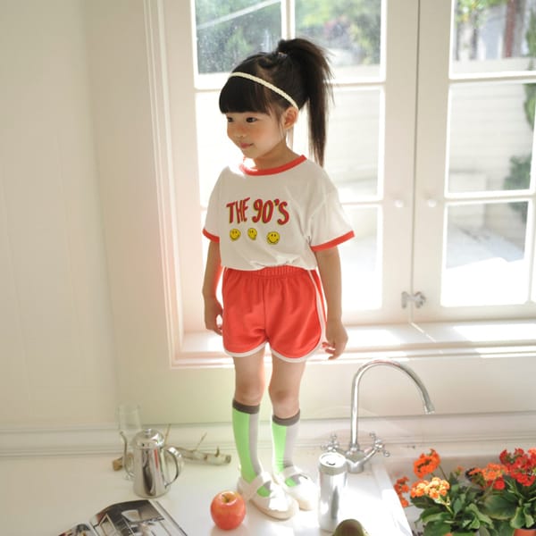 MOMO ANN - Korean Children Fashion - #Kfashion4kids - Smile Top Bottom Set - 3