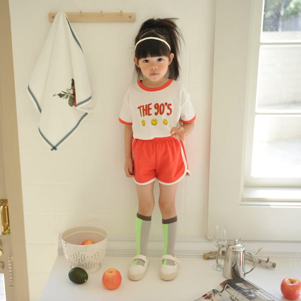 MOMO ANN - Korean Children Fashion - #Kfashion4kids - Smile Top Bottom Set - 4