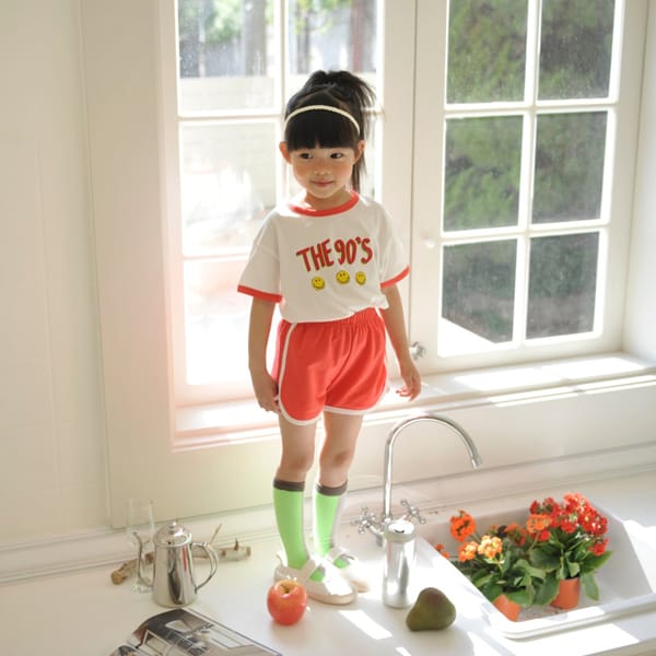 MOMO ANN - Korean Children Fashion - #Kfashion4kids - Smile Top Bottom Set - 5