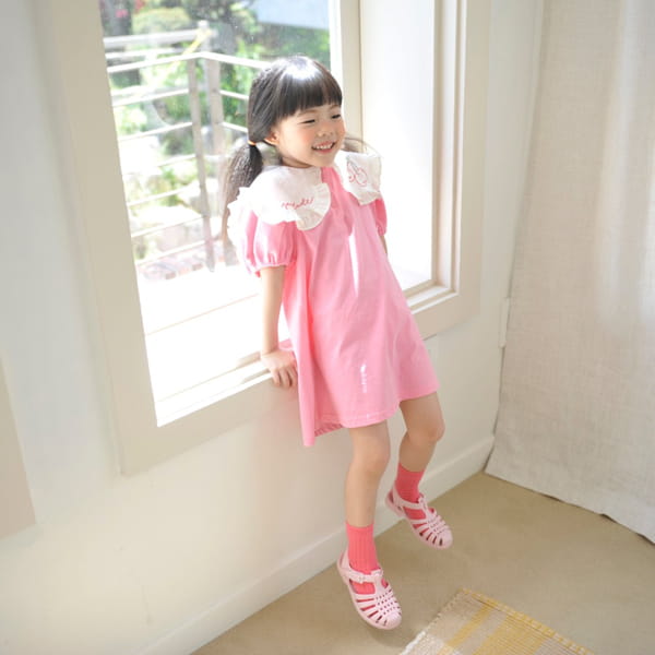 MOMO ANN - Korean Children Fashion - #Kfashion4kids - Scallop One-piece - 3