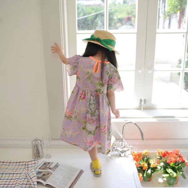 MOMO ANN - Korean Children Fashion - #Kfashion4kids - Scallop One-piece - 6