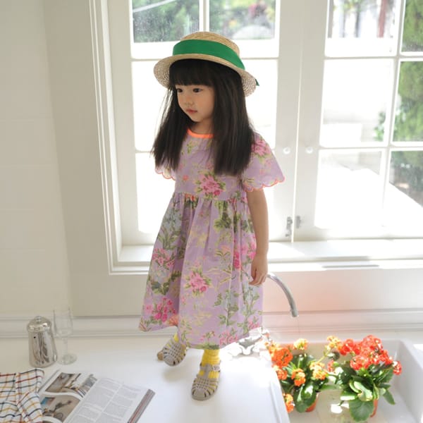 MOMO ANN - Korean Children Fashion - #Kfashion4kids - Scallop One-piece - 7