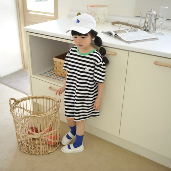 MOMO ANN - Korean Children Fashion - #Kfashion4kids - Stripes One-piece - 3