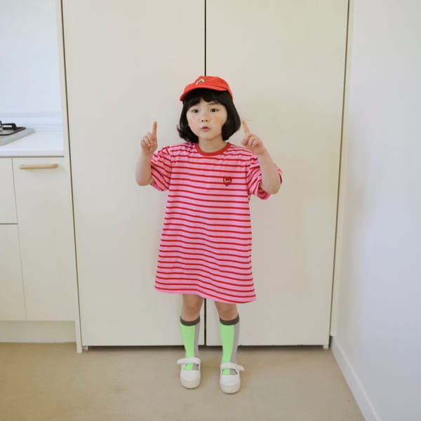 MOMO ANN - Korean Children Fashion - #Kfashion4kids - Stripes One-piece - 6