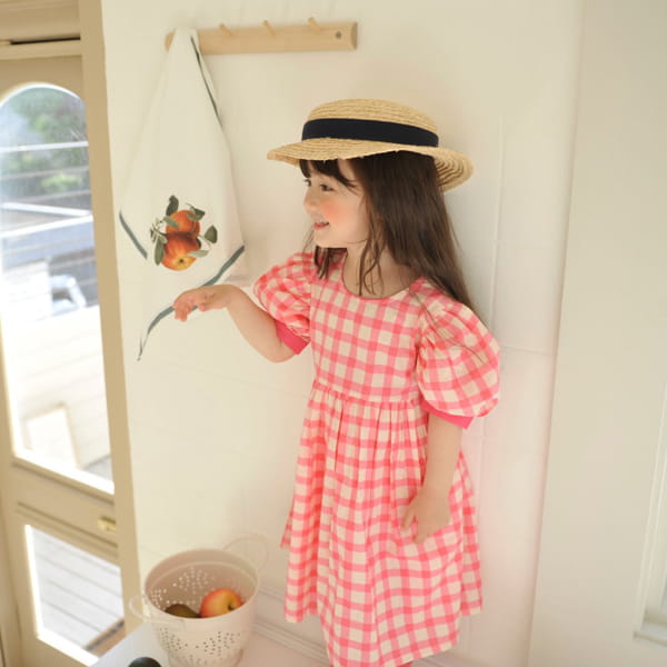 MOMO ANN - Korean Children Fashion - #Kfashion4kids - Czerny Check One-piece - 2