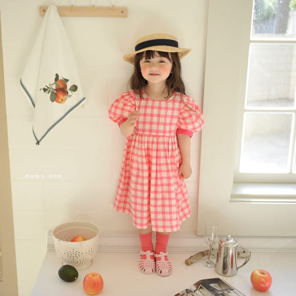 MOMO ANN - Korean Children Fashion - #Kfashion4kids - Czerny Check One-piece - 3