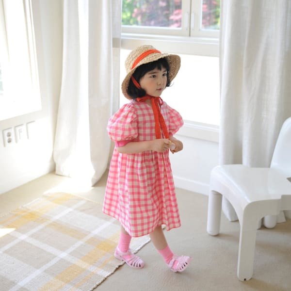 MOMO ANN - Korean Children Fashion - #Kfashion4kids - Czerny Check One-piece - 8