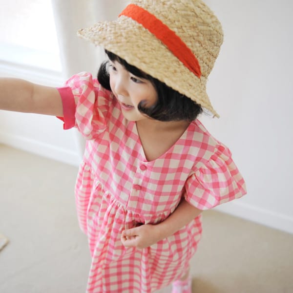 MOMO ANN - Korean Children Fashion - #Kfashion4kids - Czerny Check One-piece - 9