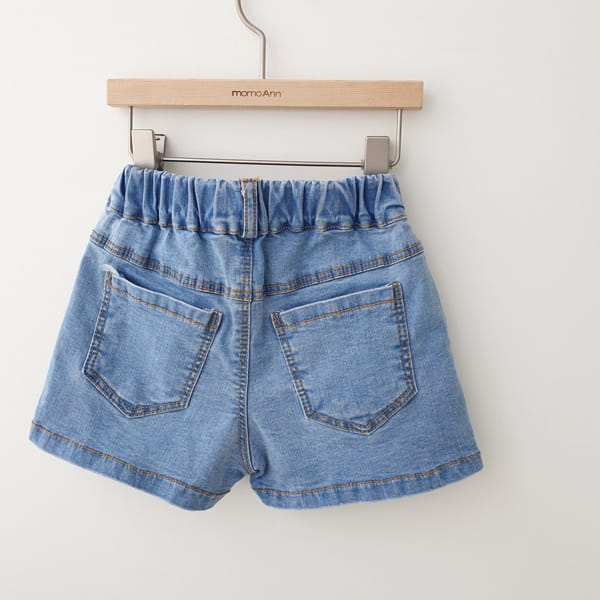 MOMO ANN - Korean Children Fashion - #Kfashion4kids - Cherry Denim Skirt Shorts - 10