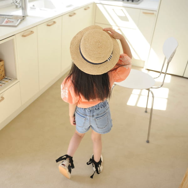 MOMO ANN - Korean Children Fashion - #Kfashion4kids - Cherry Denim Skirt Shorts - 8