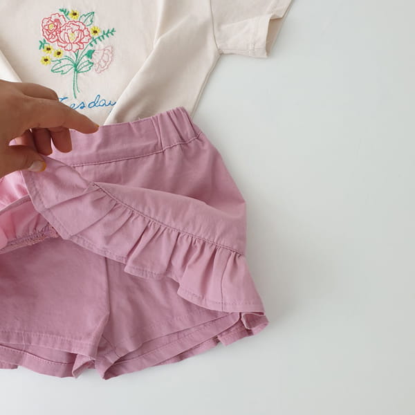 MOMO ANN - Korean Children Fashion - #Kfashion4kids - Frill Skirt Shorts - 8